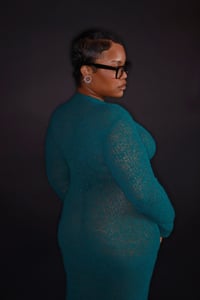 Image 1 of Light Knit Long Sleeve Dress