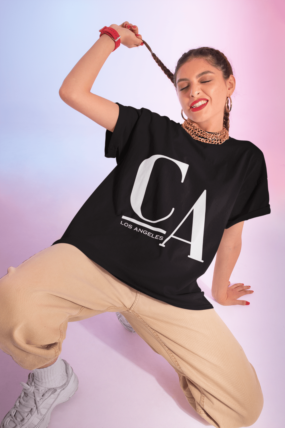 Image of Los Angeles, Unisex Cotton Tee