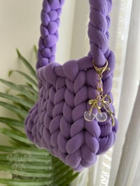 Image 1 of RTS Bag Clip- Cherries & Bow