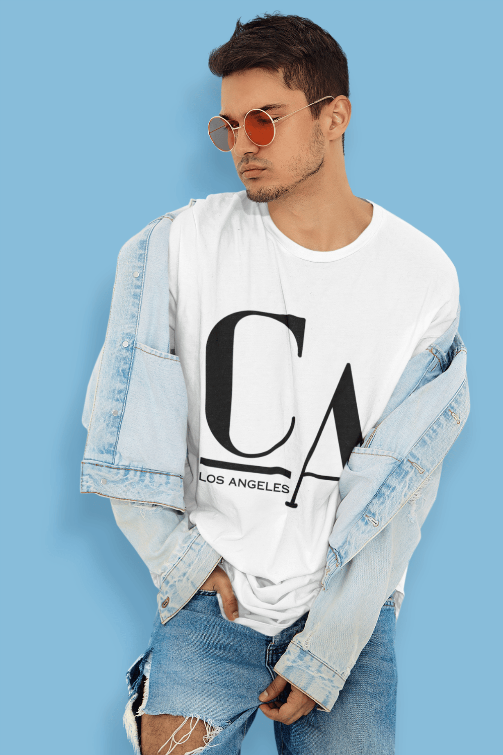 Image of Los Angeles, Unisex Cotton Tee