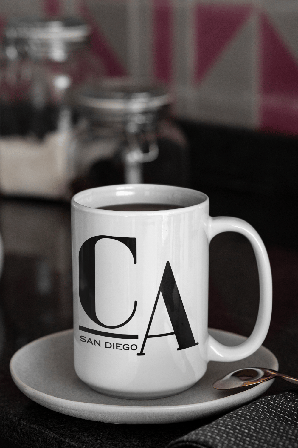 Image of California Mug: Los Angeles, San Diego, San Francisco, San Jose