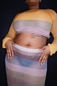 Image 1 of Knit Skirt and Top Set