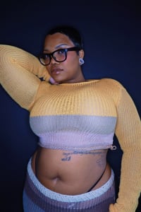 Image 2 of Knit Skirt and Top Set