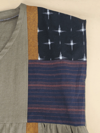 Image 4 of Green Pieced Dress (M/L)
