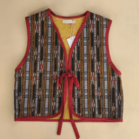 Image 1 of Black Ikat Gigi Vest