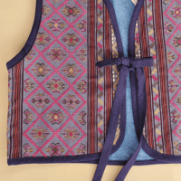 Image 2 of Blue Embroidered Gigi Vest