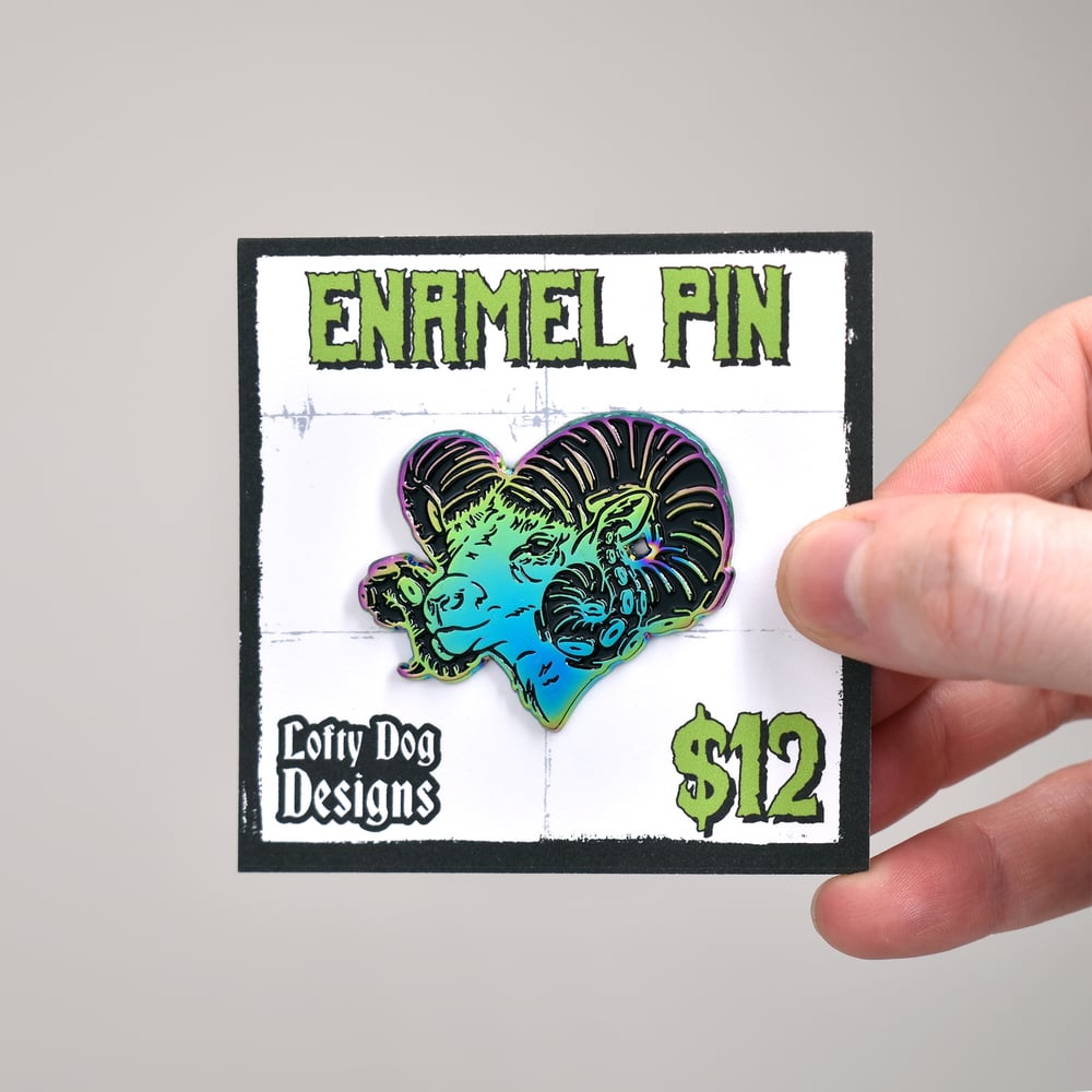 Sheepish Enamel Pin