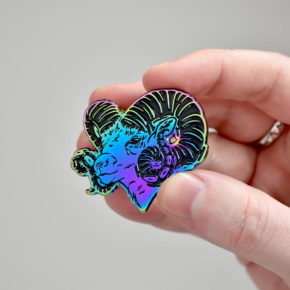 Sheepish Enamel Pin