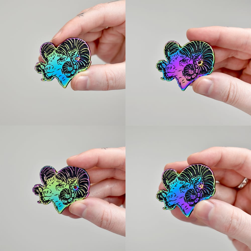 Sheepish Enamel Pin