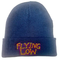 FLYING LOW TEMPTED BEANIE NAVY ORANGE