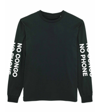 NO CONGO NO PHONE_ Print on sleeves