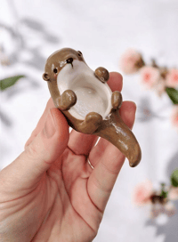 Image 1 of Little Otter Candle holder