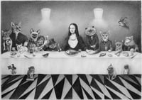 Image 1 of " La última cena en el Louvre."