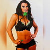 Autographed 8x10 - TNA Tara St. Patrick's Day Lingerie
