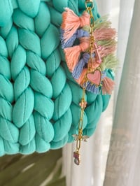 Image 4 of RTS  Macrame Feather Bag Charm