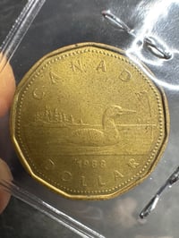 Image 4 of 1988 Canada 1 Dollar Coin