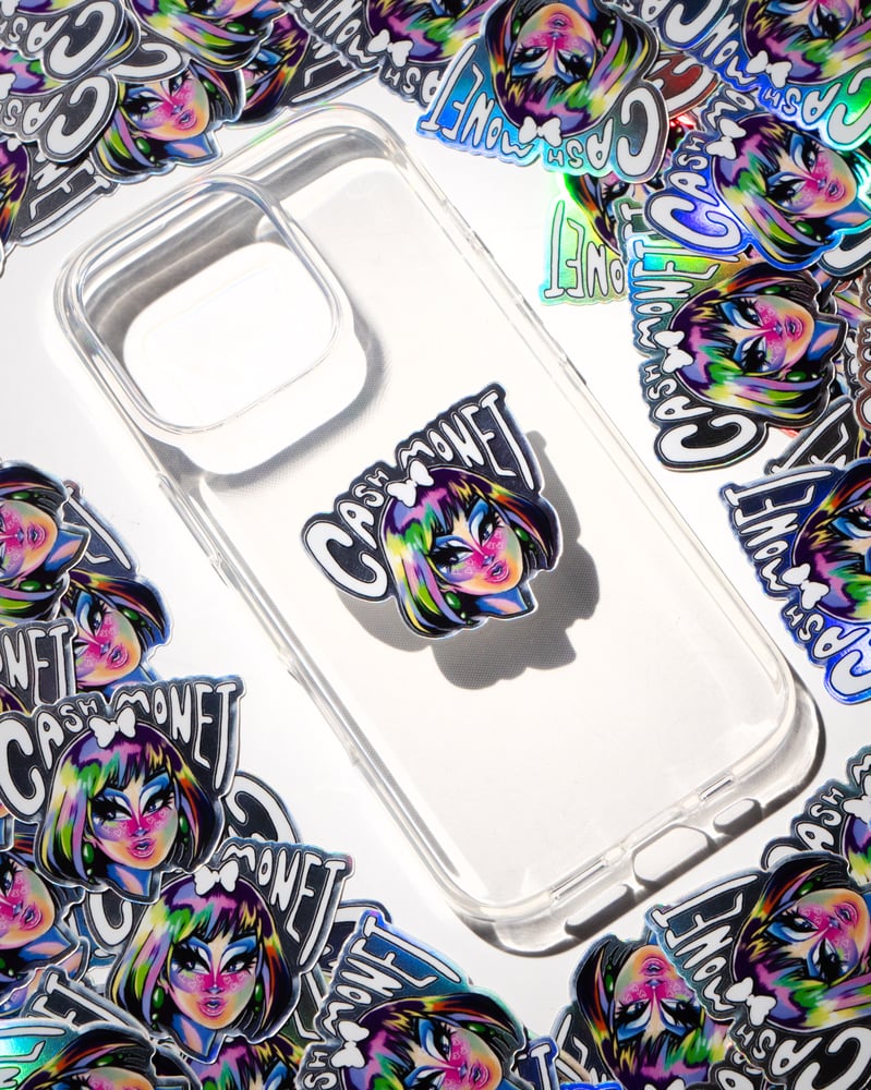 Image of Holographic Cash Monet Sticker