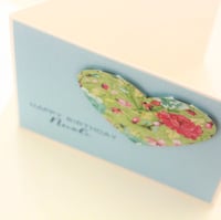 Image 3 of Handmade Birthday Card For Her. Pretty Personalised Birthday Card Made in Australia.