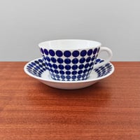 Image 1 of Gustavsberg Adam Tea Cup with Saucer