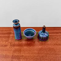 Image 2 of Carl-Harry Stålhane Rörstrand Blue Stoneware Miniatures