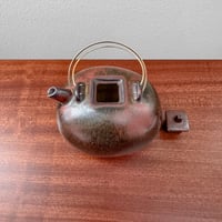 Image 4 of Gösta Grähs Rörstrand Brown Stoneware Teapot