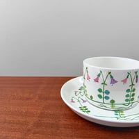 Image 2 of Gustavsberg Linnea Tea Cup with Saucer
