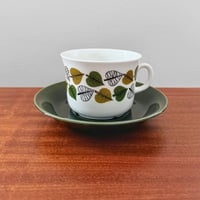 Image 1 of Upsala-Ekeby/Gefle Bladranka Tea Cup with Saucer
