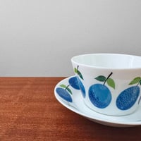 Image 2 of Gustavsberg Prunus Tea Cup with Saucer