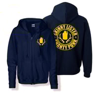 Image 1 of 'Shanty Punk' Zip-Up Hoodie (Navy)