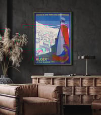 Image 2 of Alger La Ville Blanche | Roger Broders | Vintage Poster | Wall Art Print