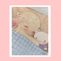 eepy bunny ~ art print