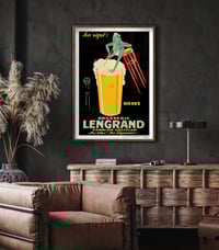 Image 2 of Brasserie Lengrand | Giuseppe Piana | Vintage Poster | Wall Art Print