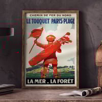 Image 1 of Le Touquet Paris-Plage | Edouard Courchinoux | Vintage Poster | Wall Art Print
