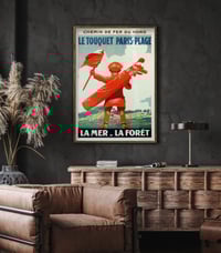 Image 2 of Le Touquet Paris-Plage | Edouard Courchinoux | Vintage Poster | Wall Art Print