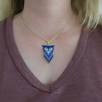 Image 2 of Blue Owl Necklace