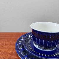 Image 2 of Arabia Finland Valencia Tea Cup Trio Set