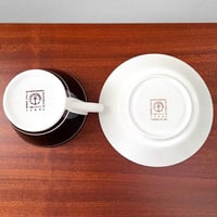 Image 4 of Gustavsberg Terra Tea Cup with Saucer and Creamer