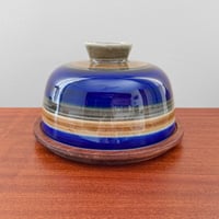 Image 1 of Arabia Finland Heljä Liukko-Sundström Hand-Painted Cheese Dome