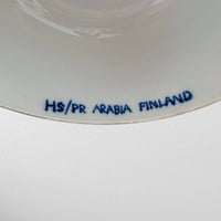 Image 3 of Arabia Finland Heljä Liukko-Sundström Hand-Painted Cheese Dome