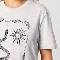 Image 2 of Teeshirt gris clair *Nouvelle direction* 🐍 