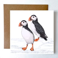 Image 1 of PUFFIN Blank Card