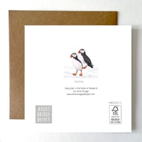 Image 2 of PUFFIN Blank Card