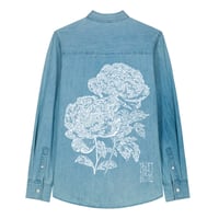 Image 12 of Chemise jeans 100% coton bio *Pivoines* 🌸 