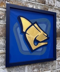 Image 4 of C  - Letter - Framed Reverse Painted and Gold Gilded Glass