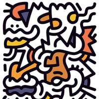 Image 3 of Composition Orange | 21 x 30 cm