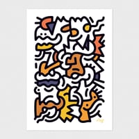 Image 1 of Composition Orange | 21 x 30 cm