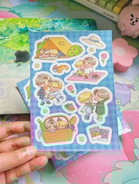 Image 1 of Minimoni Picnic Day Sticker Sheet