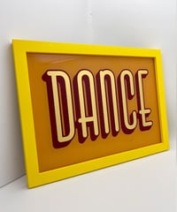 Image 4 of Dance - Framed Reverse Painted and Gold Gilded Glass