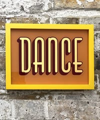 Image 5 of Dance - Framed Reverse Painted and Gold Gilded Glass