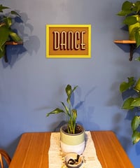 Image 3 of Dance - Framed Reverse Painted and Gold Gilded Glass